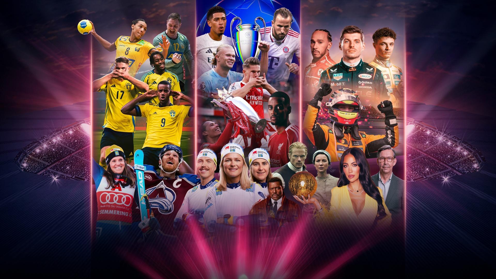 Viaplays sport och underhållning – Champions League, F1, Premier League, NHL och svenska serier
